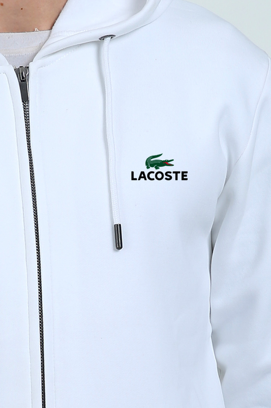 Unisex Premium LACOSTE Print Zip Hoodie