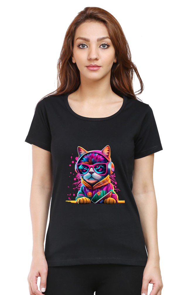 Women’s Classic COLORFULL CAT Premium T-Shirt