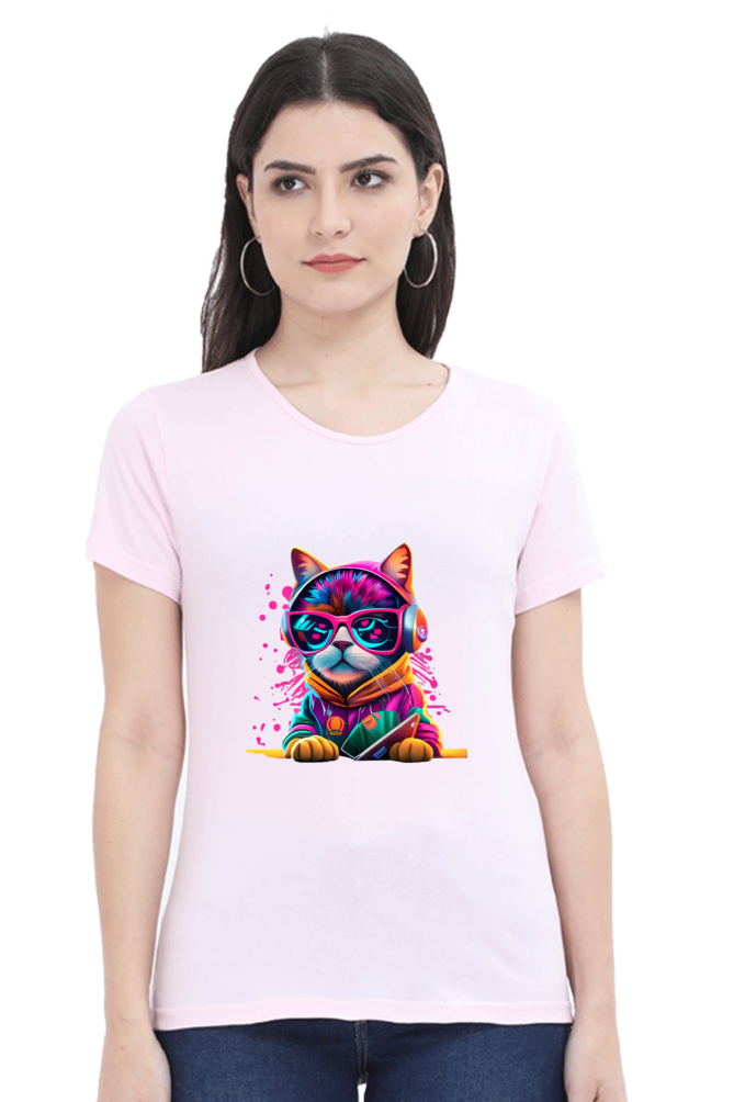 Women’s Classic COLORFULL CAT Premium T-Shirt