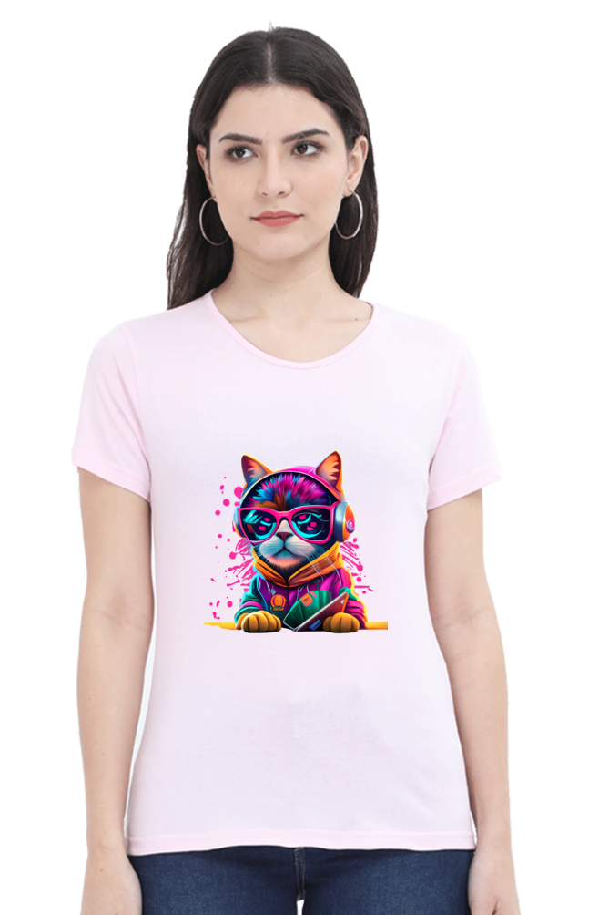 Women’s Classic COLORFULL CAT Premium T-Shirt