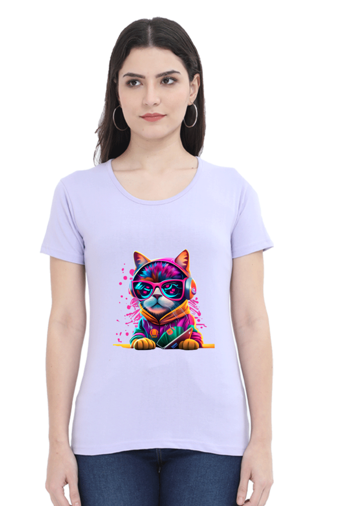 Women’s Classic COLORFULL CAT Premium T-Shirt