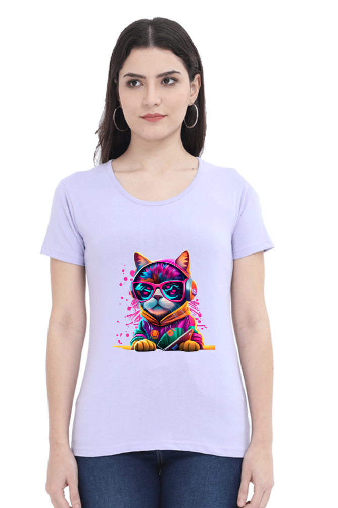 Women’s Classic COLORFULL CAT Premium T-Shirt