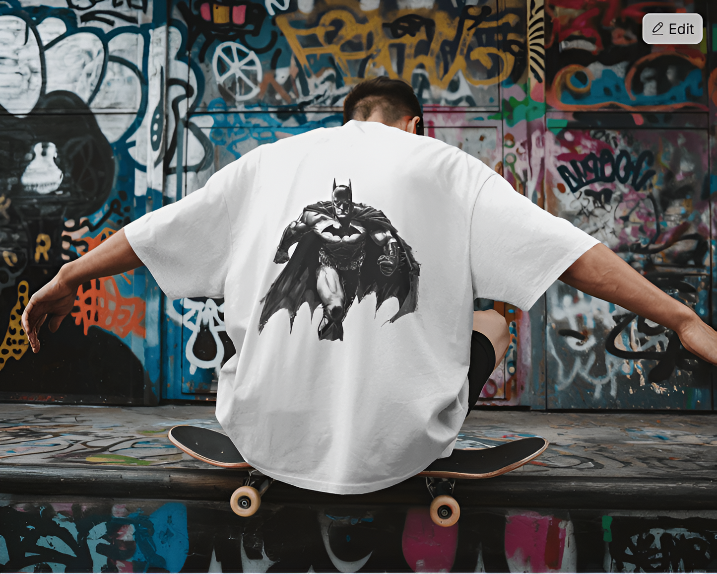 Unisex Oversized Premium BAT MAN T-Shirt